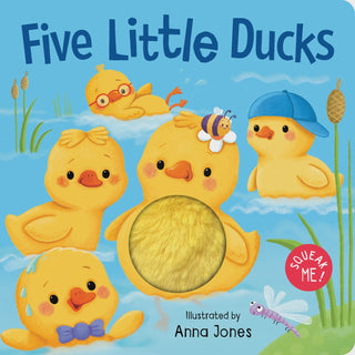 Squeaky Plush Five Little Ducks Board Book