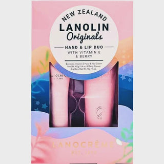 Lanocream  Hand & Nail Cream & Lip Balm Duo - Vit E