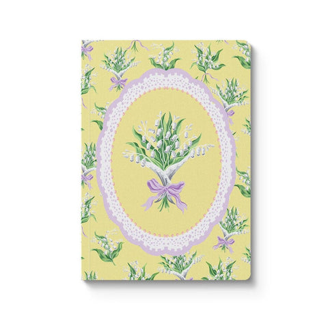 Yellow Lily Of The Valley A6 Notebook