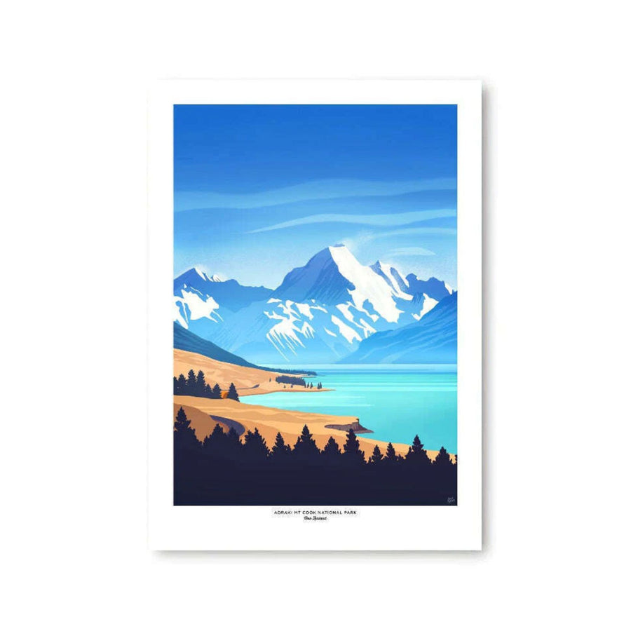 Aoraki NP A3 Poster