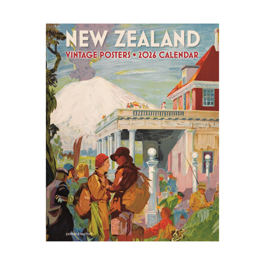 2026 NZ Vintage Posters Small Calendar