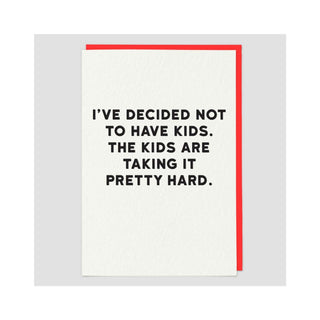 Kids - Humor Greeting Card