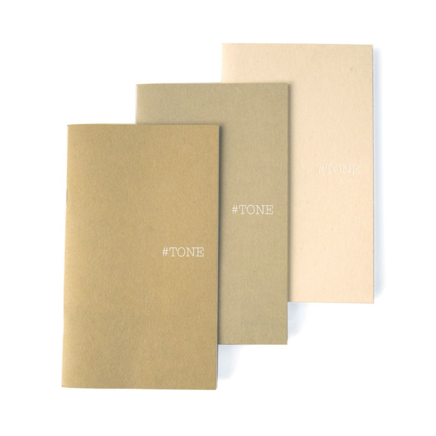 Pocket Notebook Set - Plain, Dotted, Lined - Bio