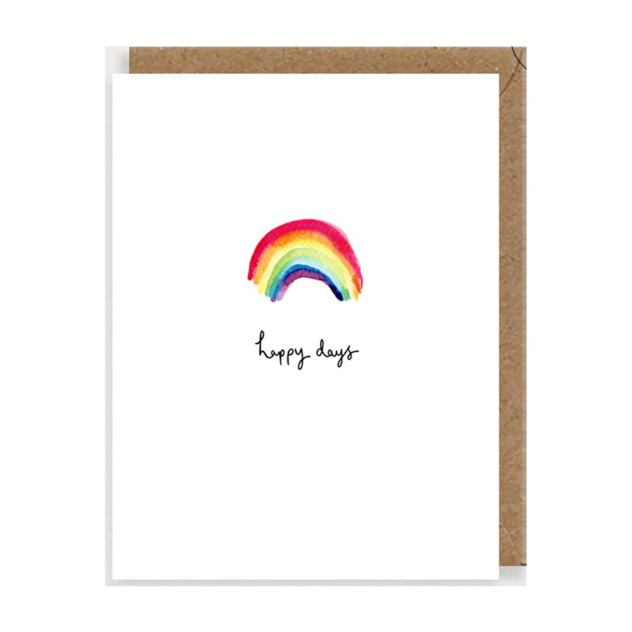 Happy Days Rainbow Greeting Card