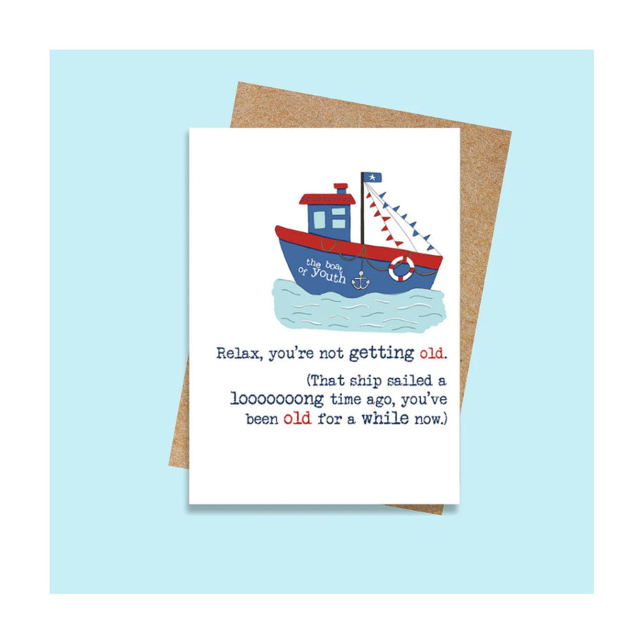 Boat Of Youth Greeting Card