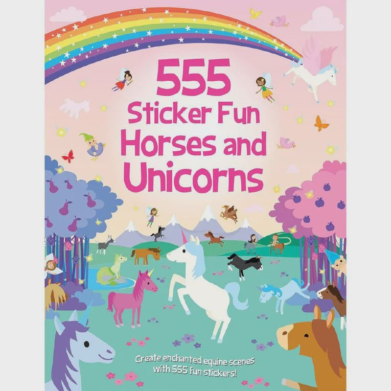 555 Sticker Fun Horses and Unicorns