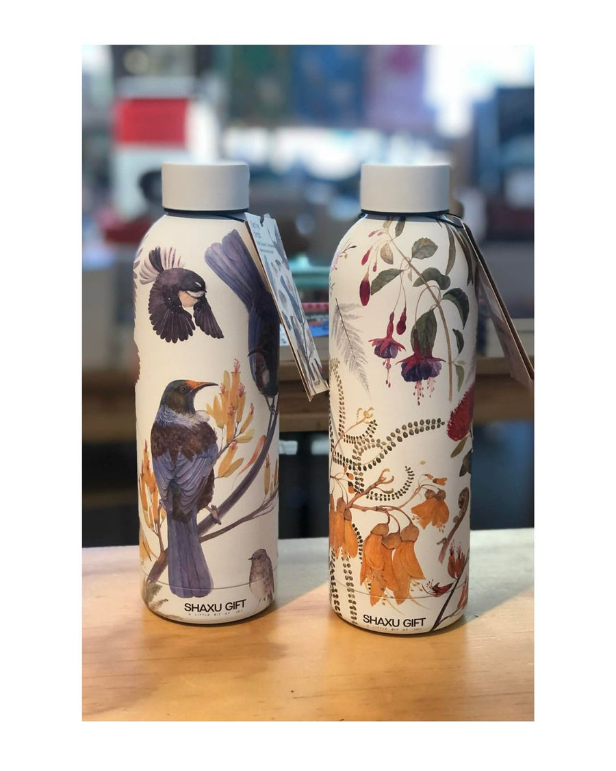NZ Tree & Flowers Water Bottle